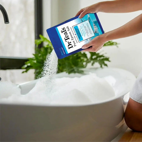 Dr Teal's Pure Epsom Salt,Restorative Minerals with Magnesium,Potassium & Zinc,3 lbs,(Pack of 2)
