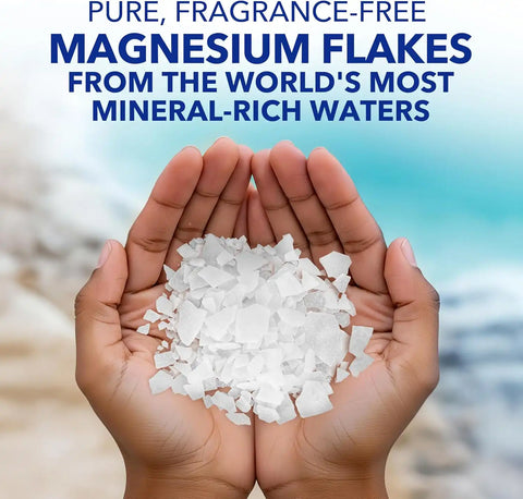 Ancient Oasis by Dr Teal's Magnesium Flakes, Fragrance Free, 2 lbs (Pack of 2)