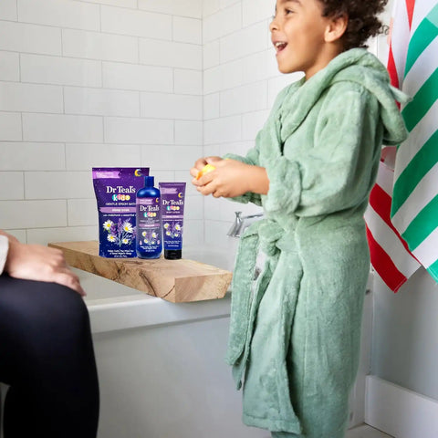 Dr Teal's Kids Gentle Epsom Salt, Sleep Soak with Melatonin & Essential Oil Blend, 2 lbs (Pack of 3)