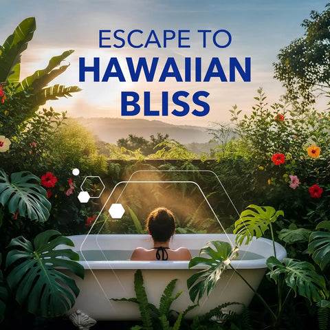 Dr Teal's Epsom Salt Magnesium Soak, Limited Edition Hawaiian Bliss, 3 lbs